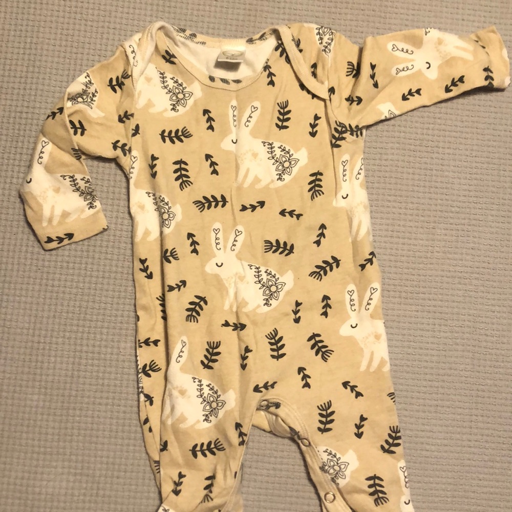 Gender neutral bunny playsuit